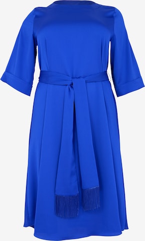 YOEK Jurk in Blauw: voorkant