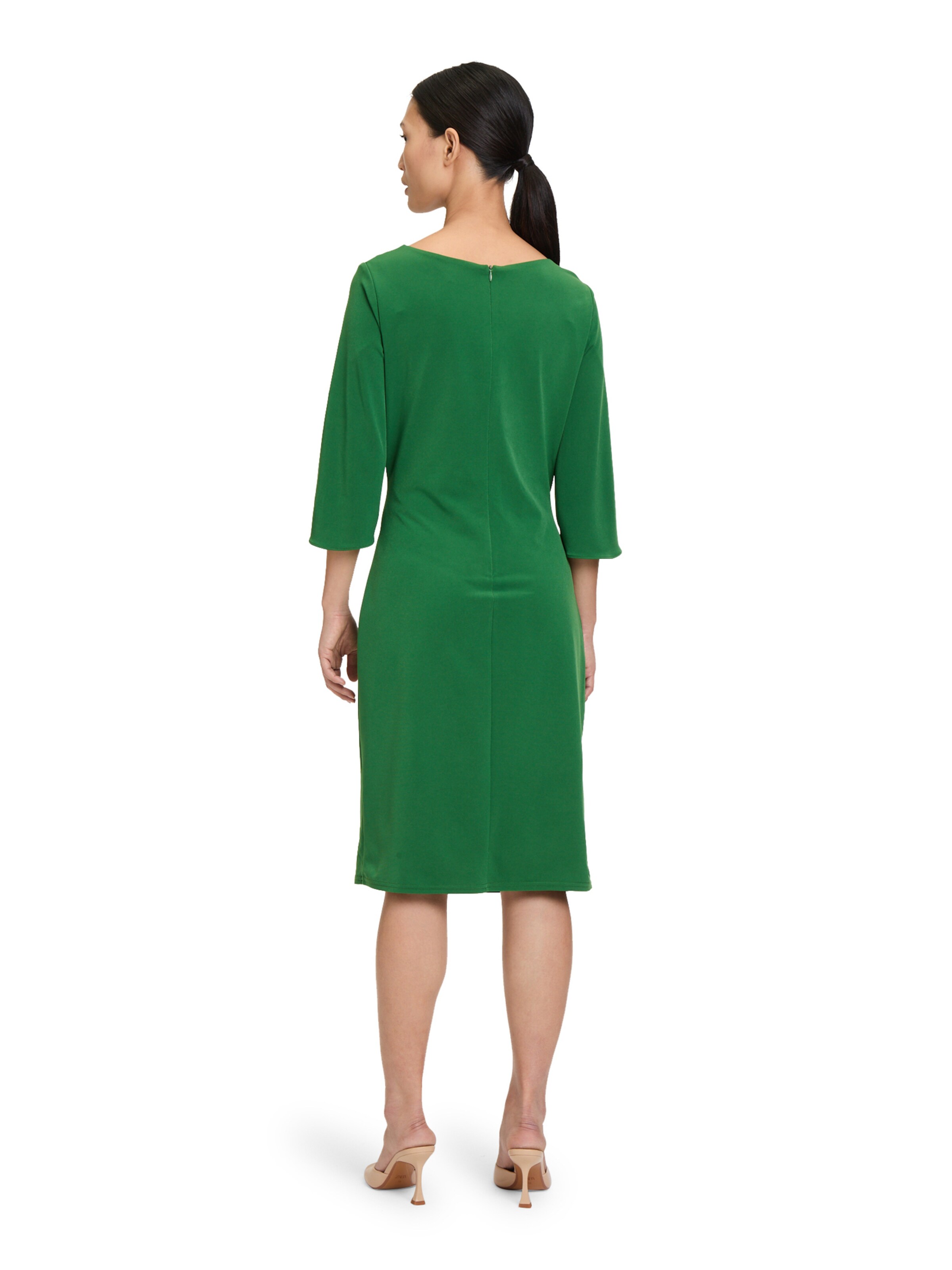 Vera Mont Jerseykleid mit 3/4 Arm in Grün