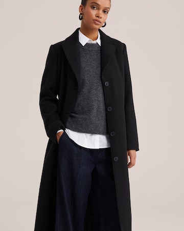 WE Fashion - Abrigo de entretiempo en negro