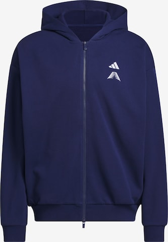 Veste de survêtement 'Adidas x FARM Saccosh' ADIDAS PERFORMANCE en bleu : devant