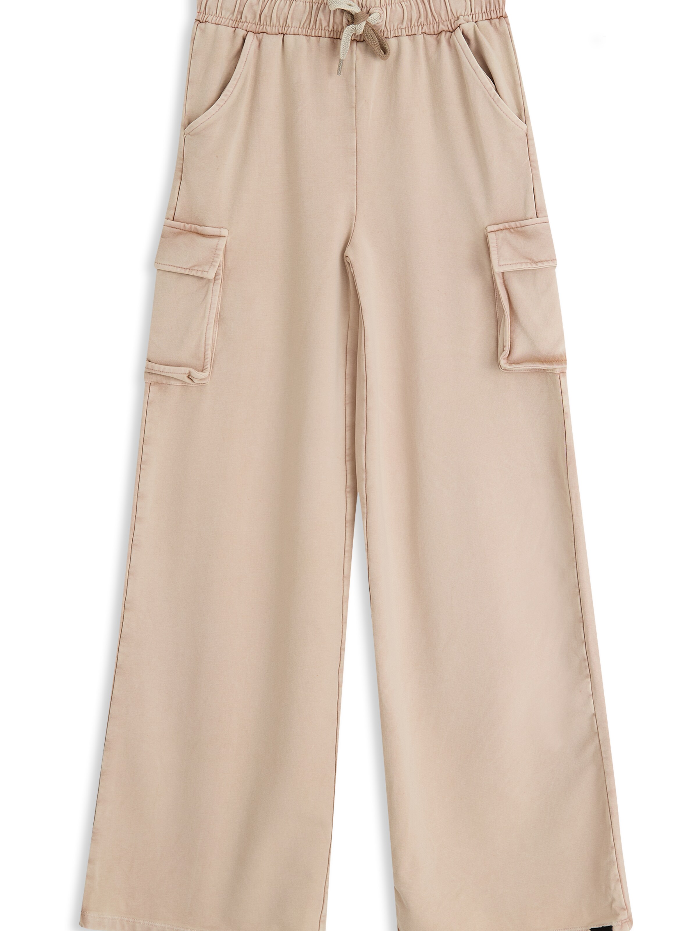 4PRESIDENT Wide Leg Hose 'Maxim'‌ in Beige: Vorderseite