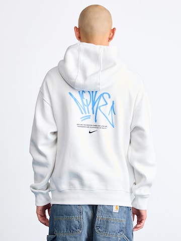 Bluză de molton de la Nike Sportswear pe alb: față
