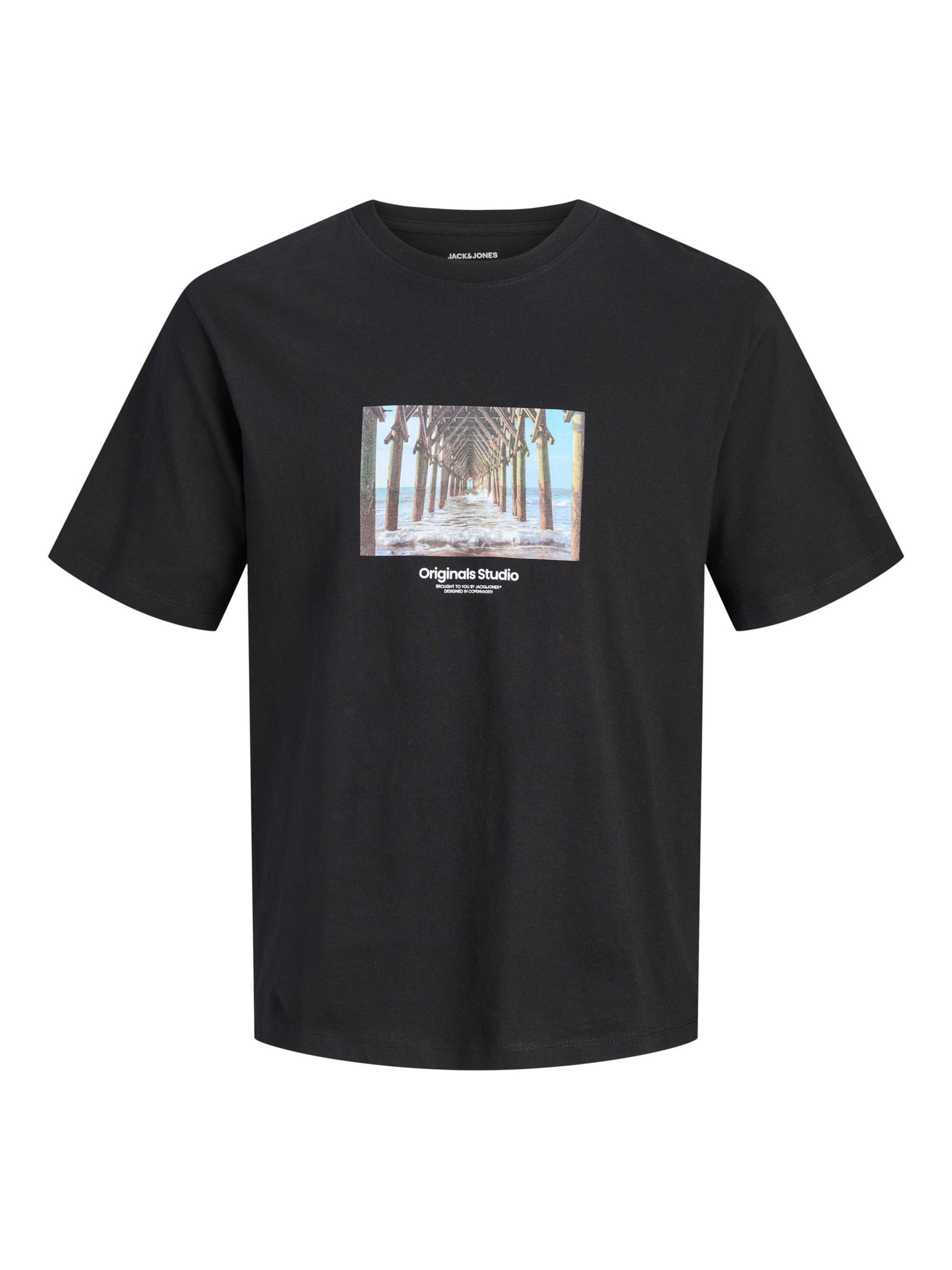 JACK & JONES Bluser & t-shirts i sort: forside