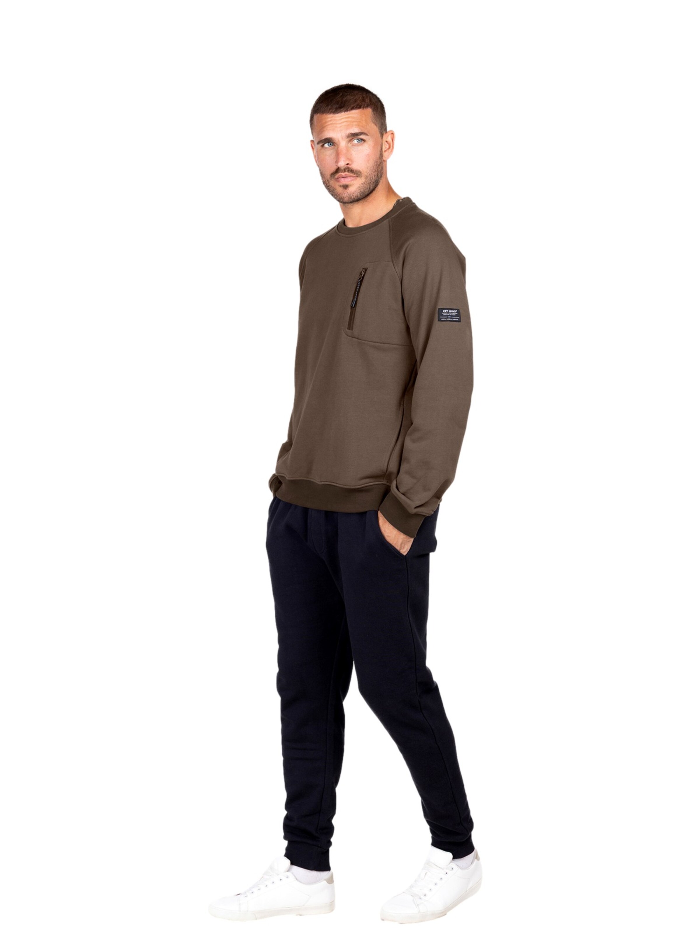 Key Largo Sweatshirt 'KLFINAL' i brun