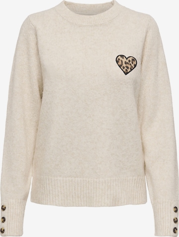 ONLY - Jersey 'LAUREN' en beige: frente
