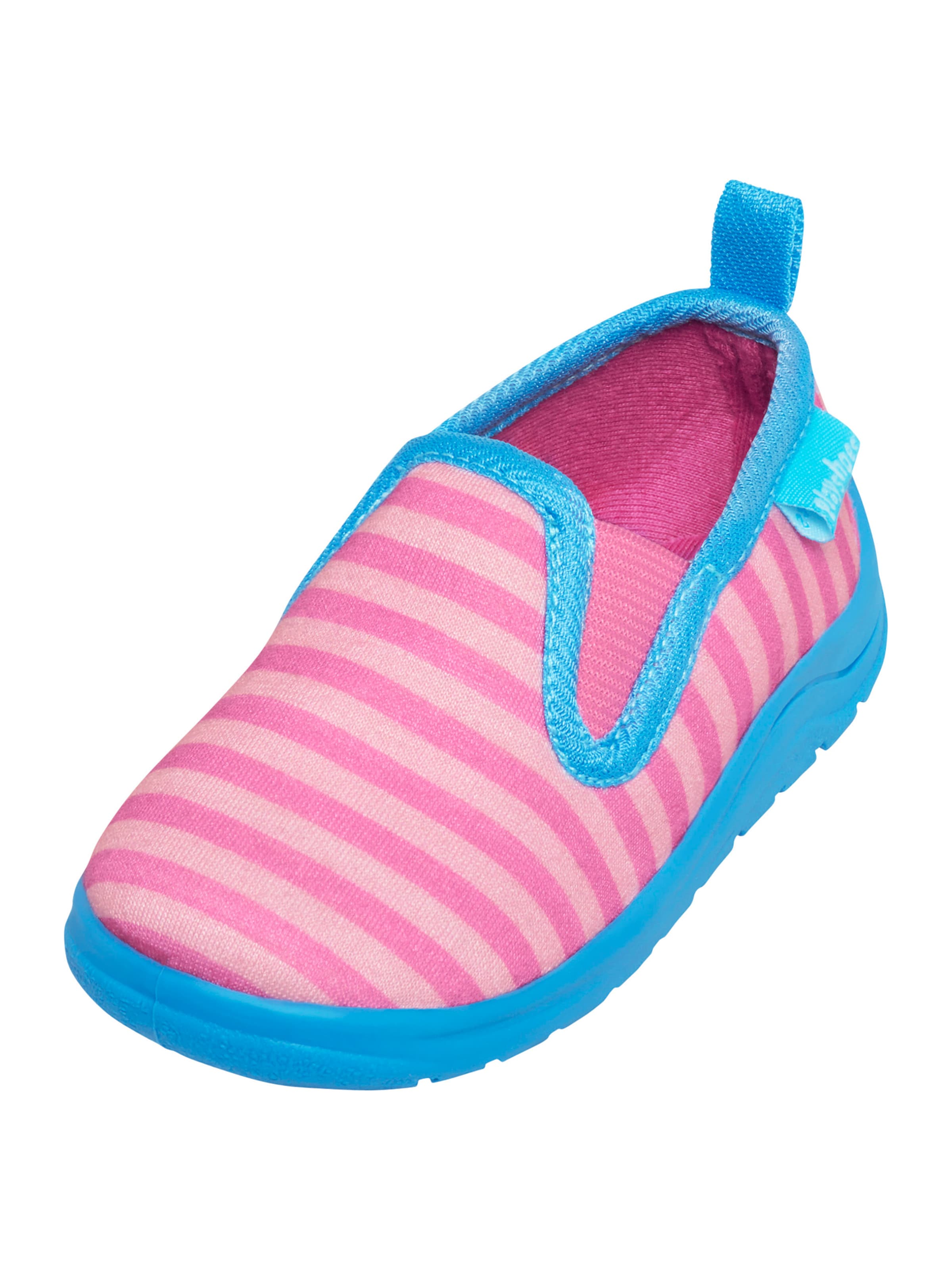 PLAYSHOES Slippers 'Ringel' in Pink: front