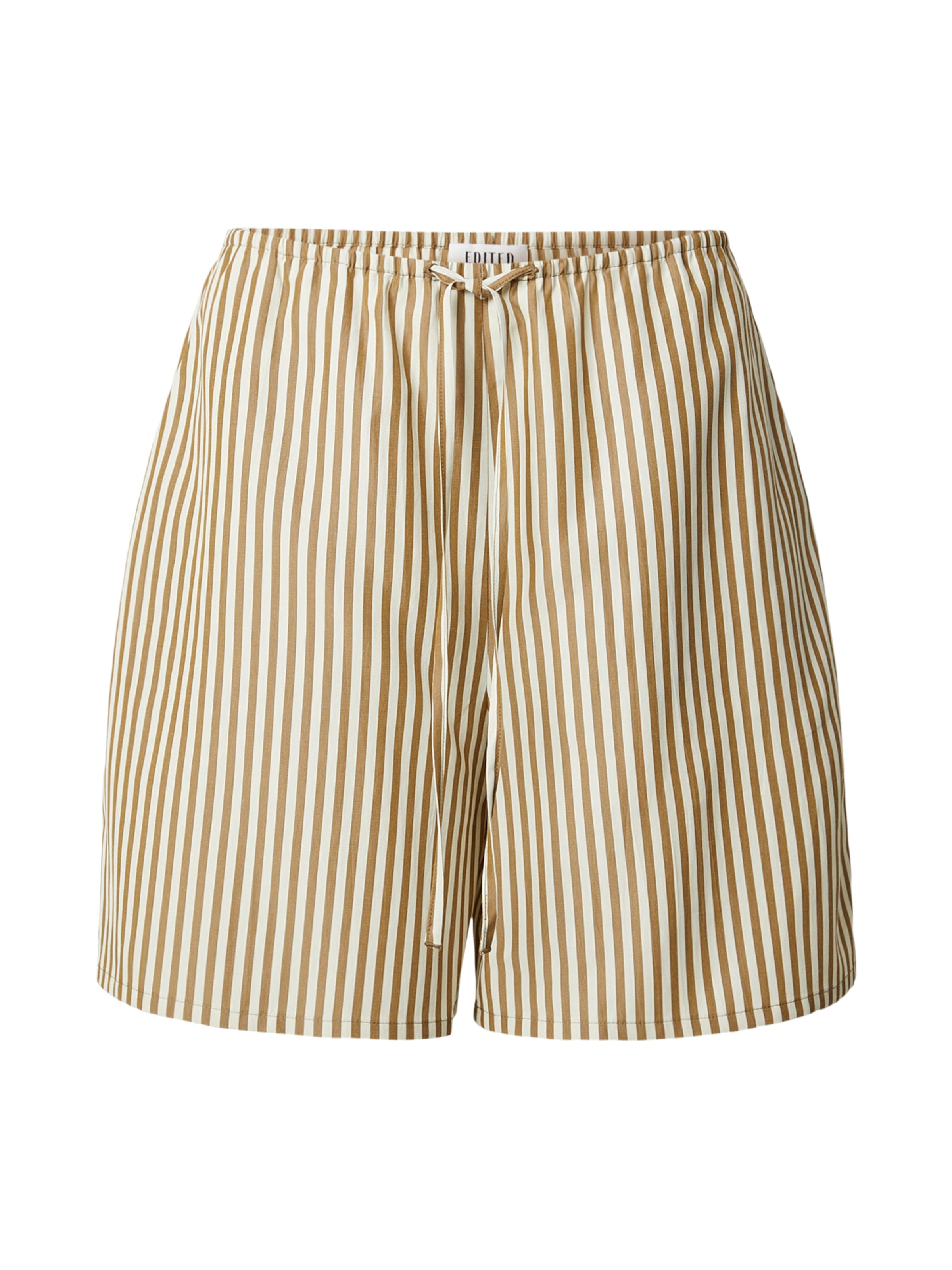 EDITED Loosefit Shorts 'Sylvie' in Beige: Vorderseite