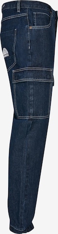 SOUTHPOLE - Tapered Pantalón vaquero cargo en azul