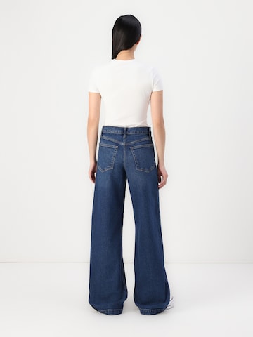 Wide Leg Jean GAP en bleu : derrière