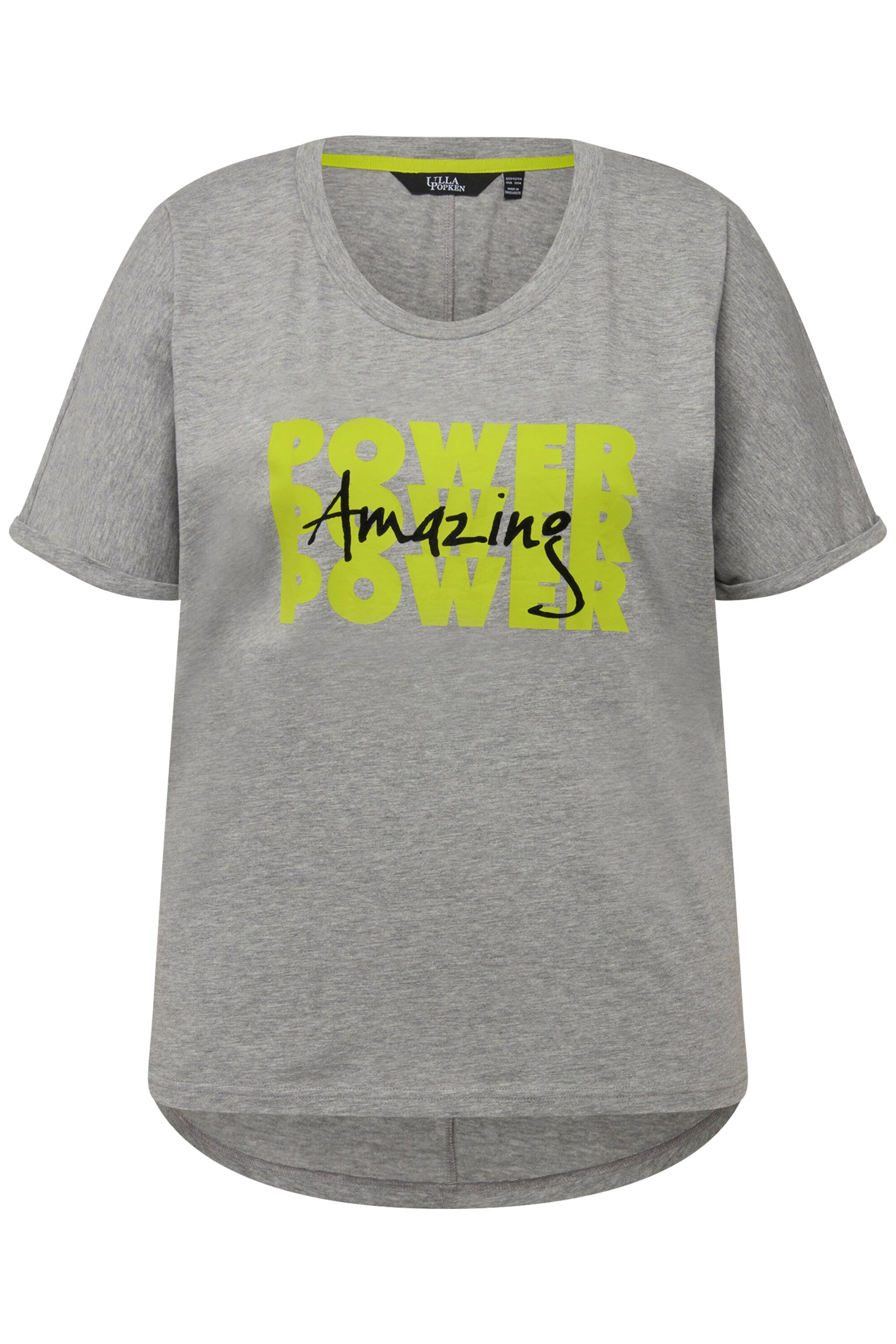 Ulla Popken Shirt in Grau: Vorderseite