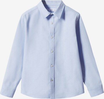MANGO KIDS Klasický střih Košile 'OXFORD' – modrá: přední strana