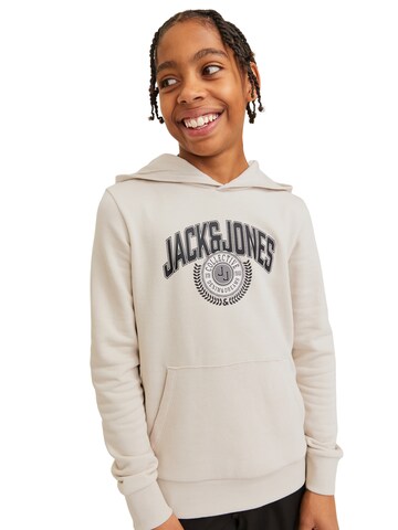 Jack & Jones Junior Sweatshirt 'JJKAM' in Beige