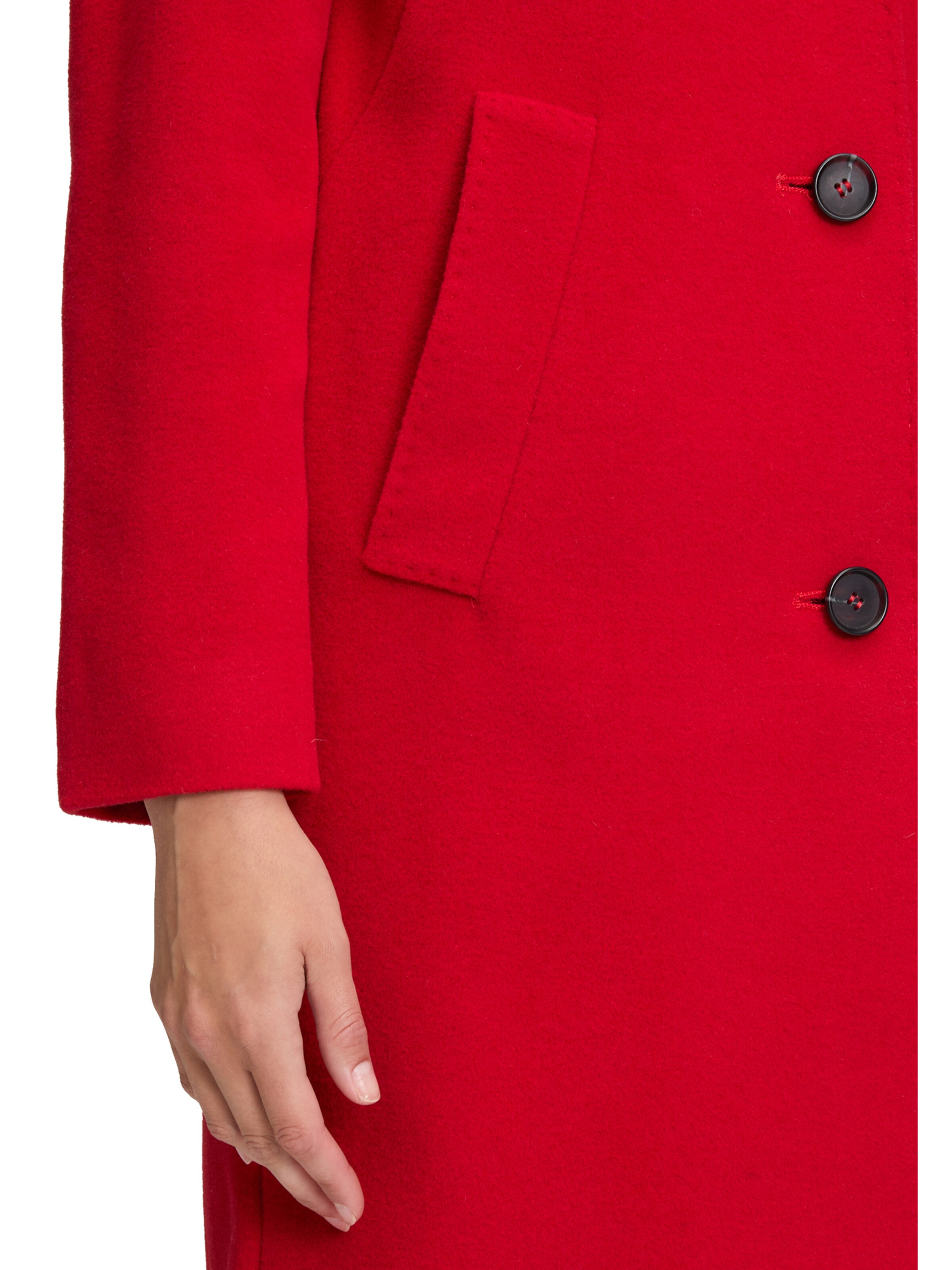 Betty Barclay Between-Seasons Coat in Red