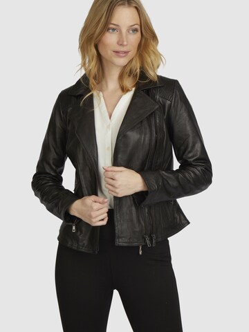 bugatti Between-Season Jacket in Black: front