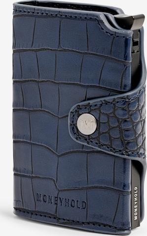 Portamonete di Moneyhold in blu: frontale