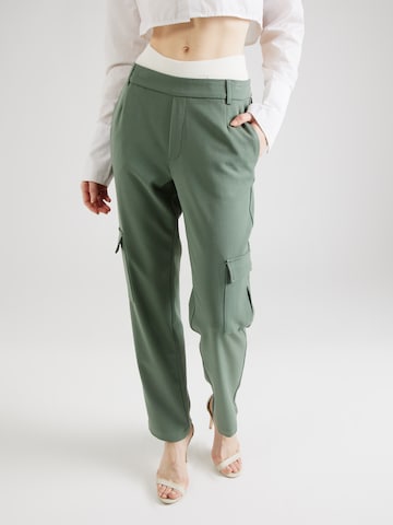 Regular Pantalon cargo 'VARONE' VILA en vert : devant