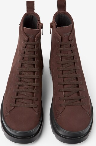 CAMPER Lace-Up Ankle Boots 'Brutus' in Red