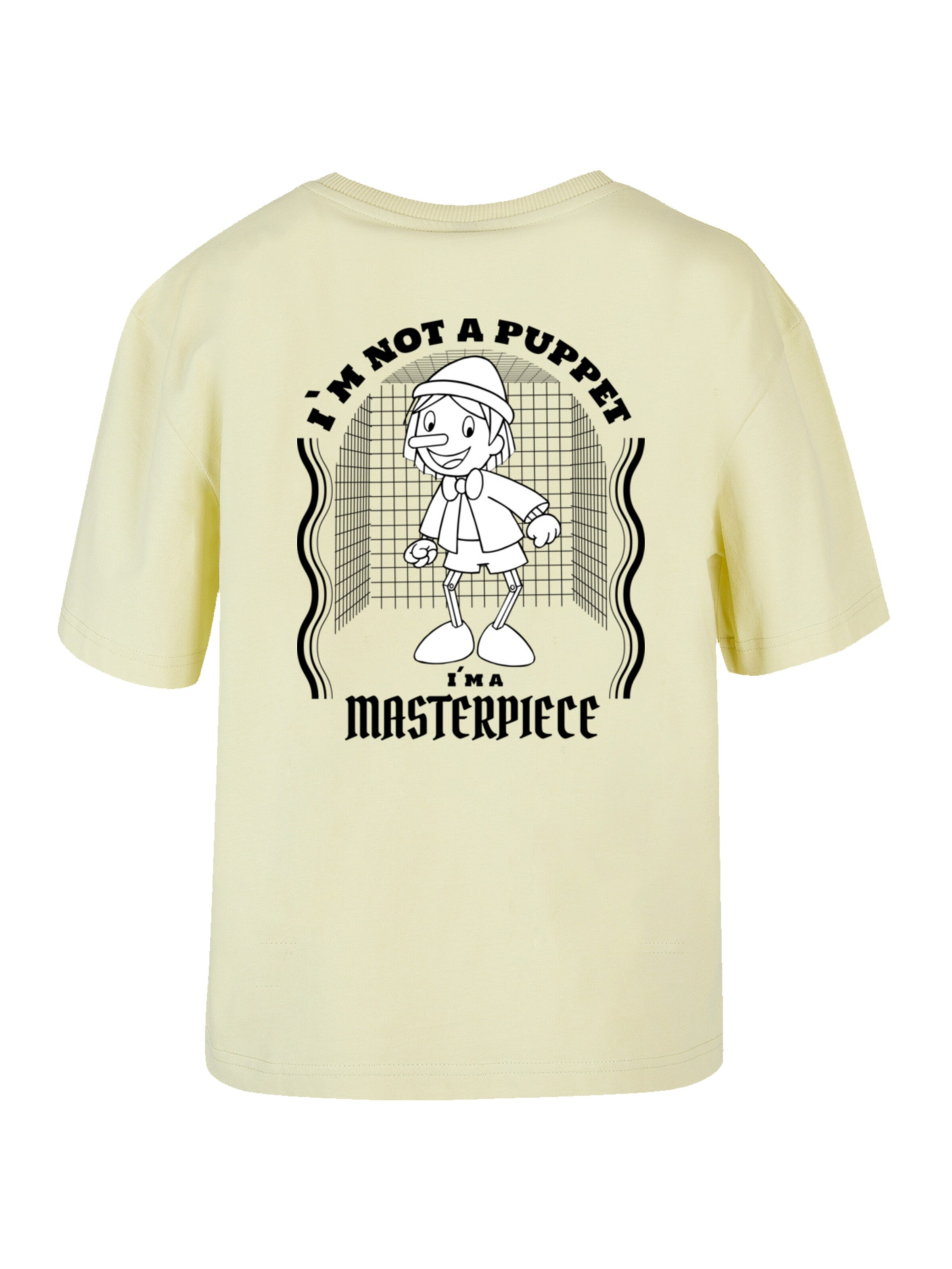 T-shirt 'Pinocchio Heroes of Childhood' F4NT4STIC en jaune