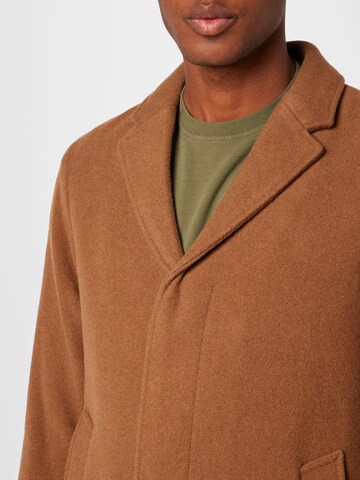 SELECTED HOMME Between-seasons coat 'Hagen' in Brown