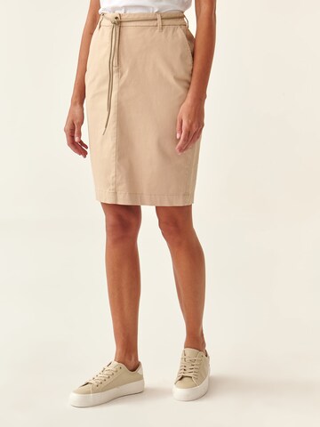 TATUUM Rok 'Hinoki' in Beige: voorkant