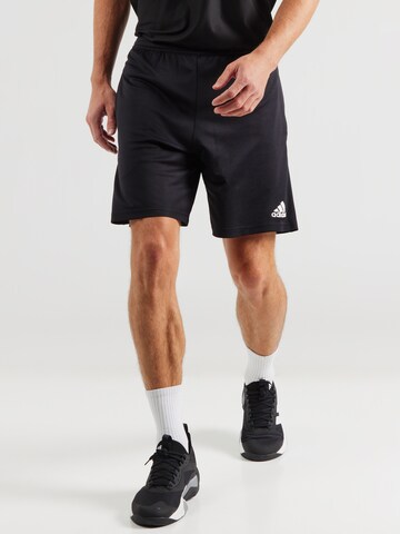 ADIDAS PERFORMANCE Loosefit Sportshorts 'Entrada 22' in Schwarz: Vorderseite