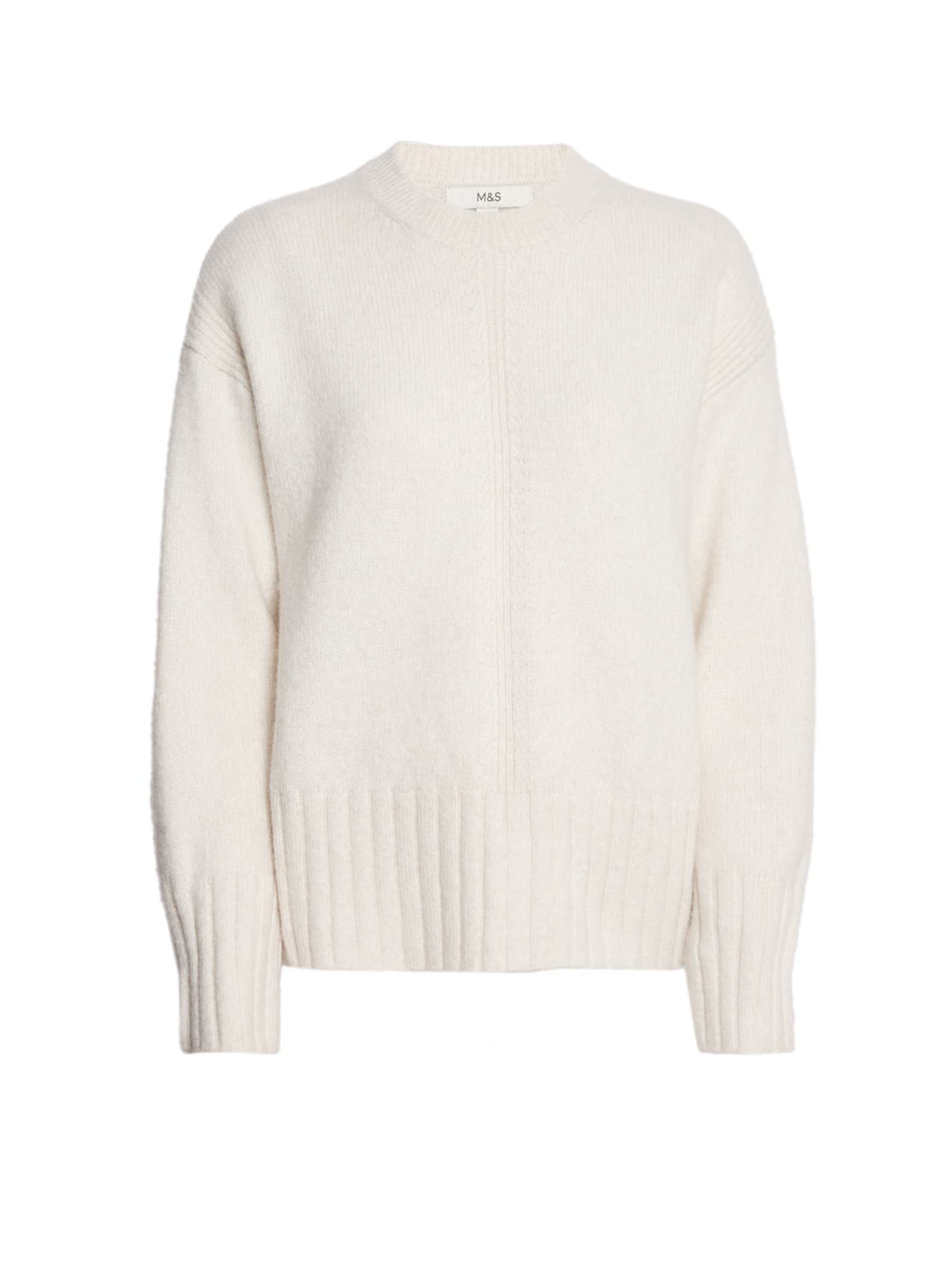 Marks & Spencer Sweater in Beige: front