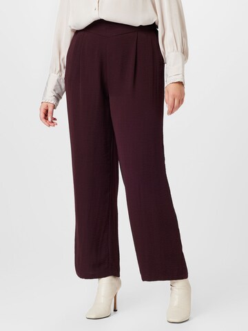 ONLY Carmakoma Loose fit Pants 'JACKO' in Red: front