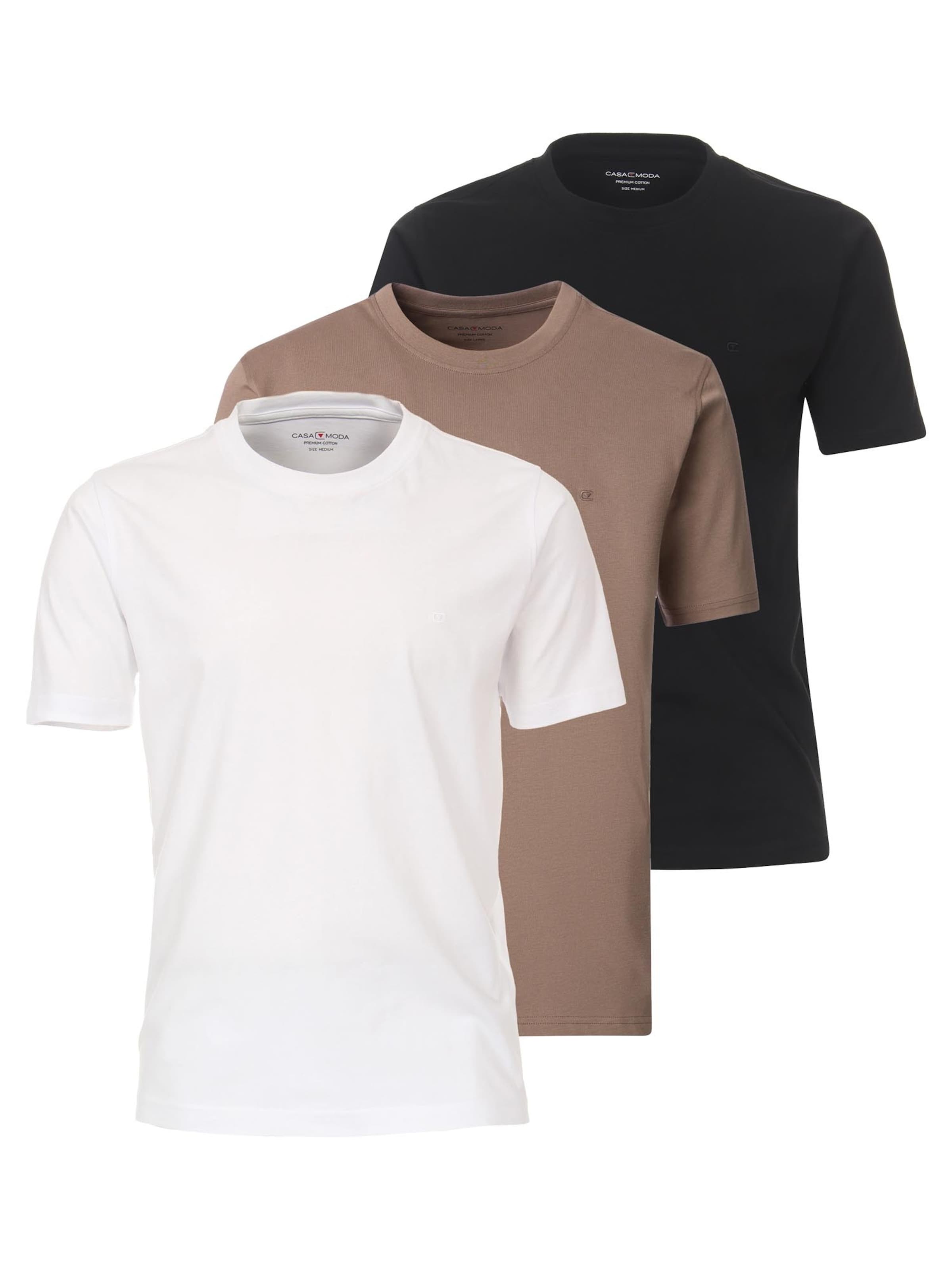 CASAMODA Shirt 'Basic' in Beige: front