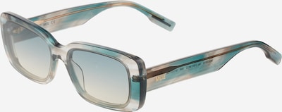 McQ Alexander McQueen Sonnenbrille in pastellblau / brokat / gold / transparent, Produktansicht