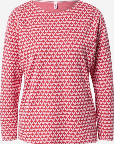 Blutsgeschwister Shirt 'Herz und Keulchen' in Red / White, Item view