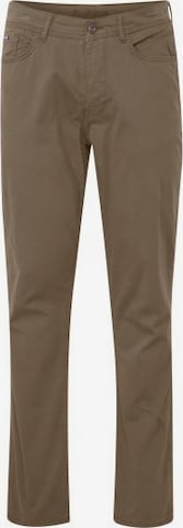 FQ1924 Broek 'Joshua' in Bruin: voorkant