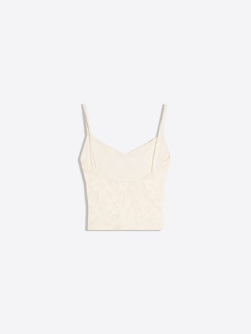 Bershka Top – béžová