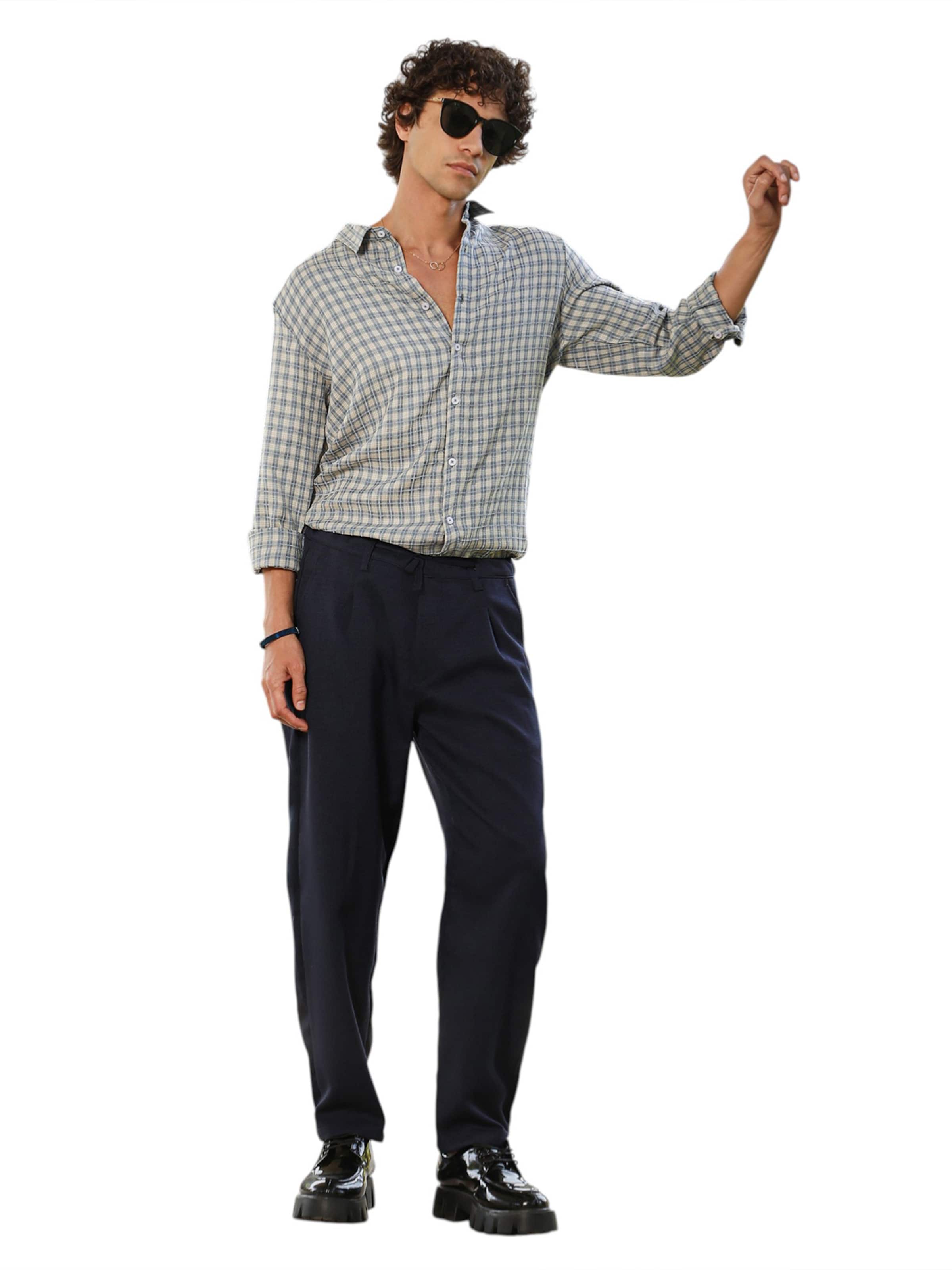 Campus Sutra Regular Fit Skjorte 'Remy' i blå