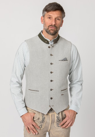 STOCKERPOINT Traditional vest 'Nunzio' in Grey: front