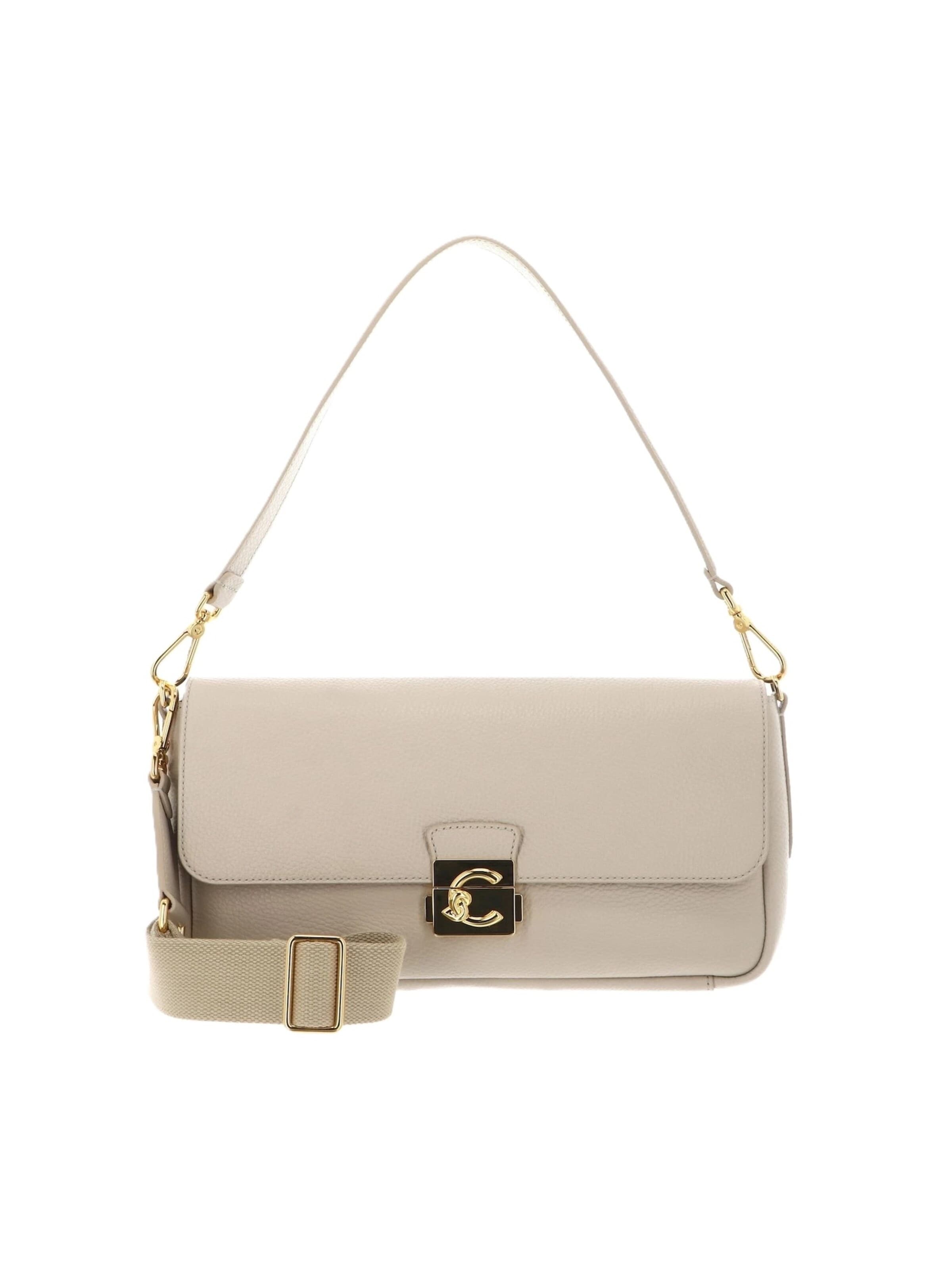 Coccinelle Handbag 'Me Lock S26 2' in Beige: front