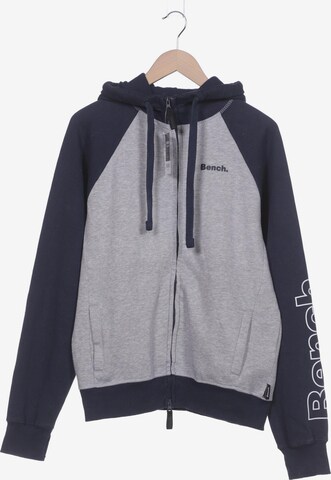 BENCH Sweatshirt & Zip-Up Hoodie in XL in Grey: front