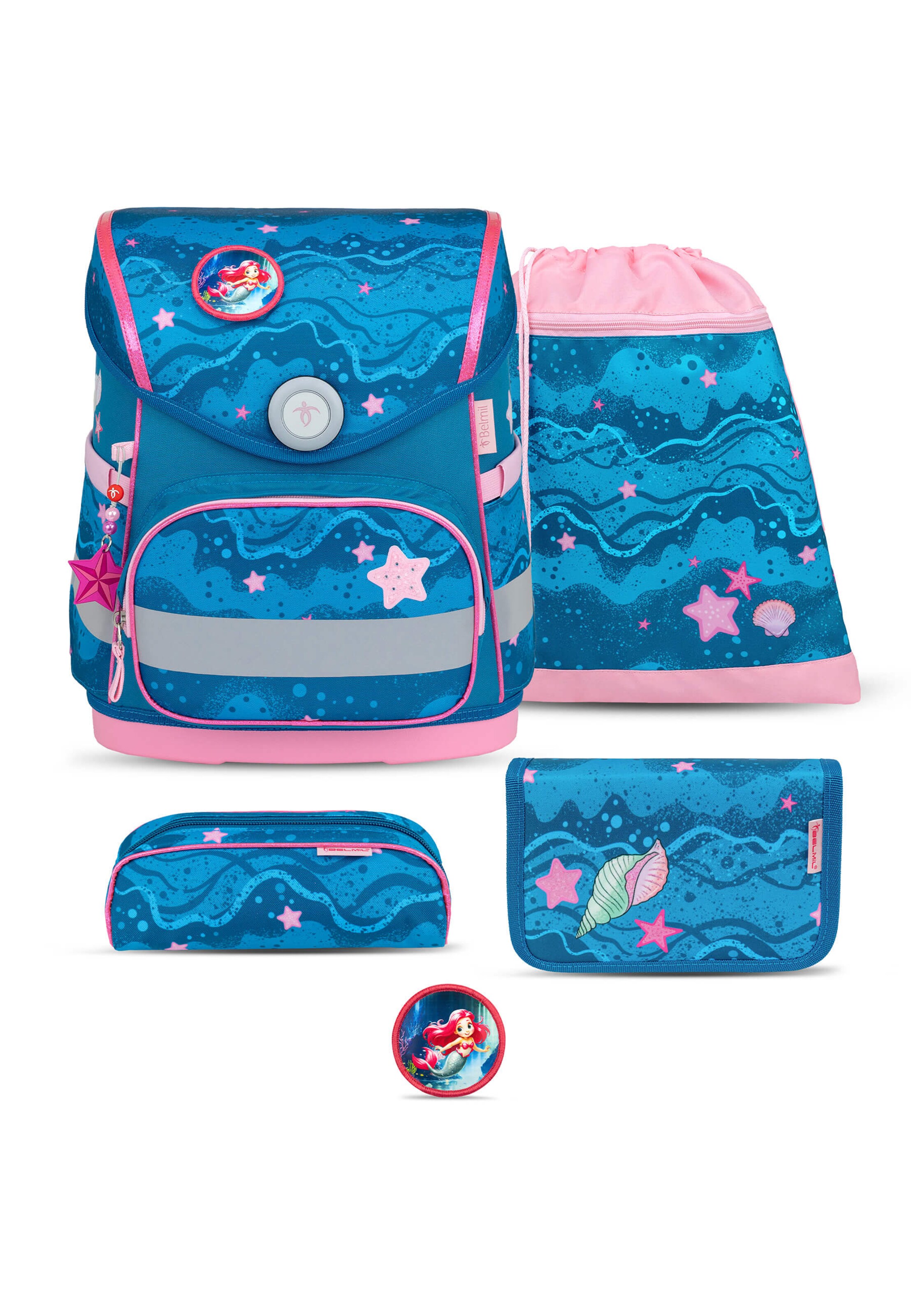 Belmil Backpack in Blue: front