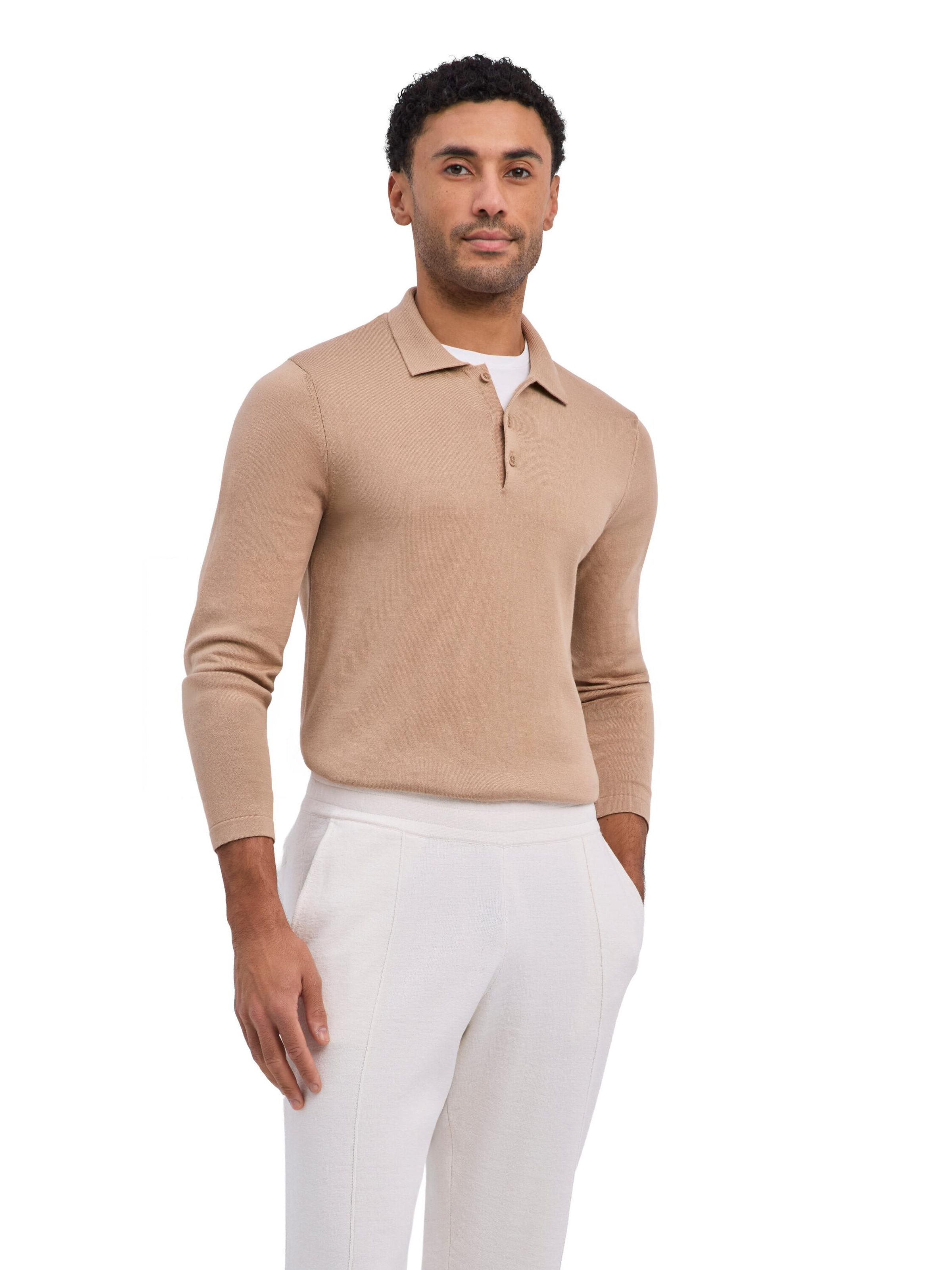 FALKE Shirt 'Pure Cotton' in Beige, Item view