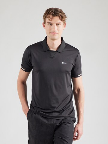 BOSS Performance shirt 'Palle' in Black: front