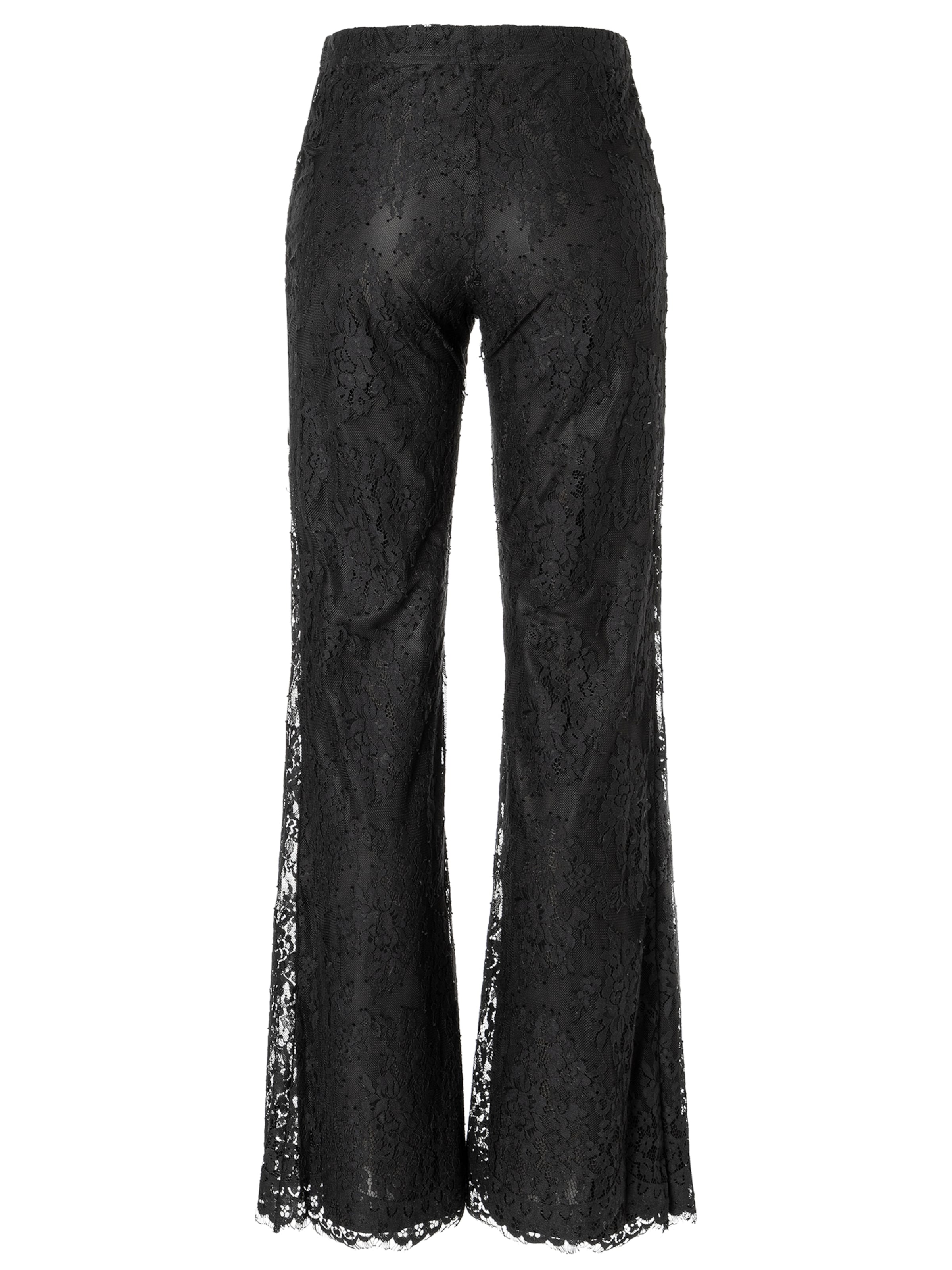 Ana Alcazar Flared Trousers 'Abisea' in Black