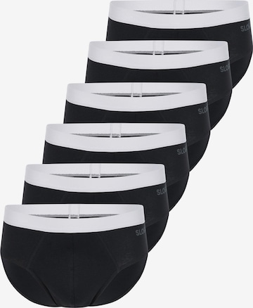 SLOGGI Slip 'men GO ABC 2.0' in Black: front