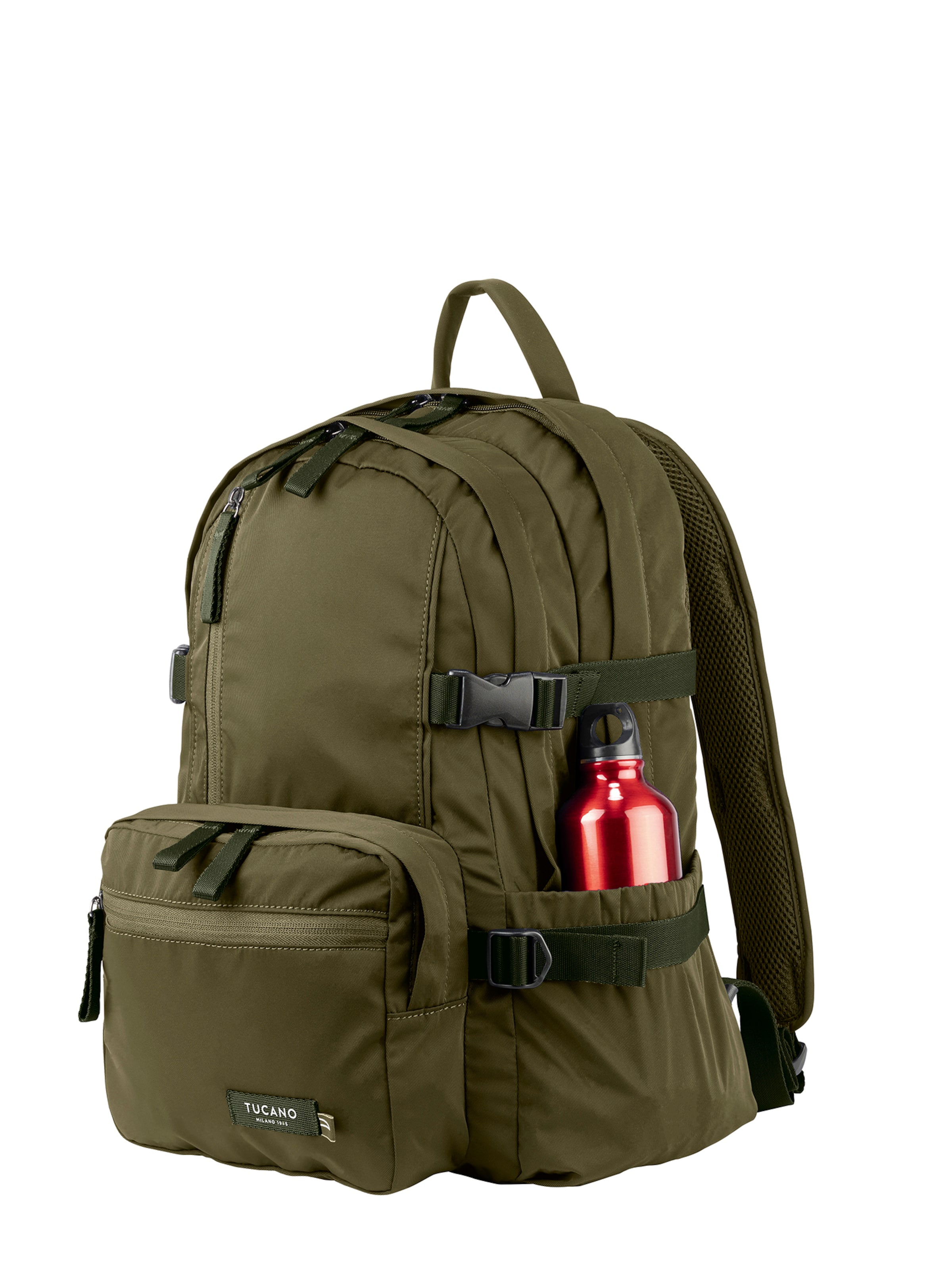 Zaino 'Zaino Unisex Tucano con Zip - 30x42,5x17,5 cm' di TUCANO in verde