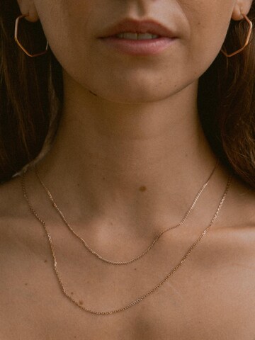 modabilé Ohrringe 'HEXAGON Dezent'‌‌‌‌‌‌ in Gold