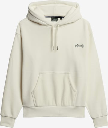 Sweat-shirt Superdry en blanc : devant