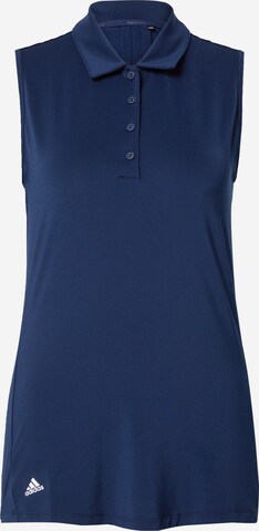 ADIDAS GOLF Performance Shirt in Blue: front