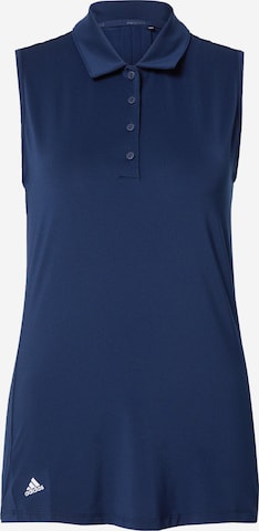 ADIDAS GOLF Funkční tričko – modrá: přední strana