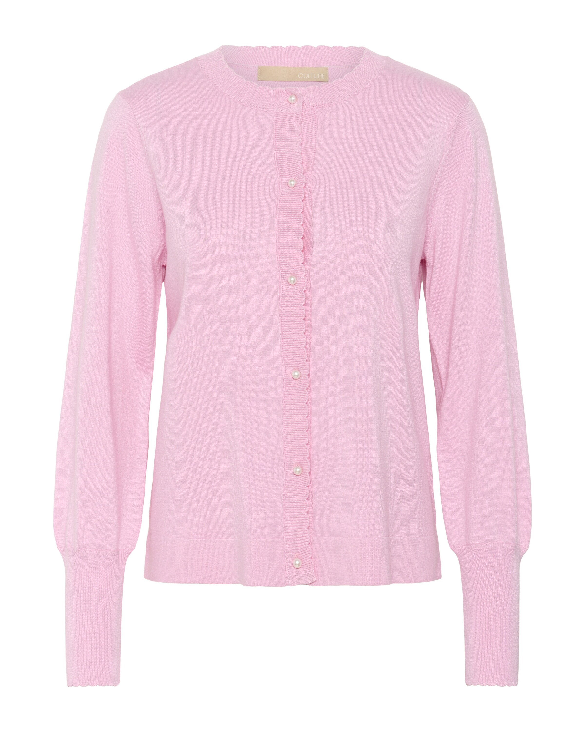 CULTURE Cardigan 'Annemarie' i pink: forside