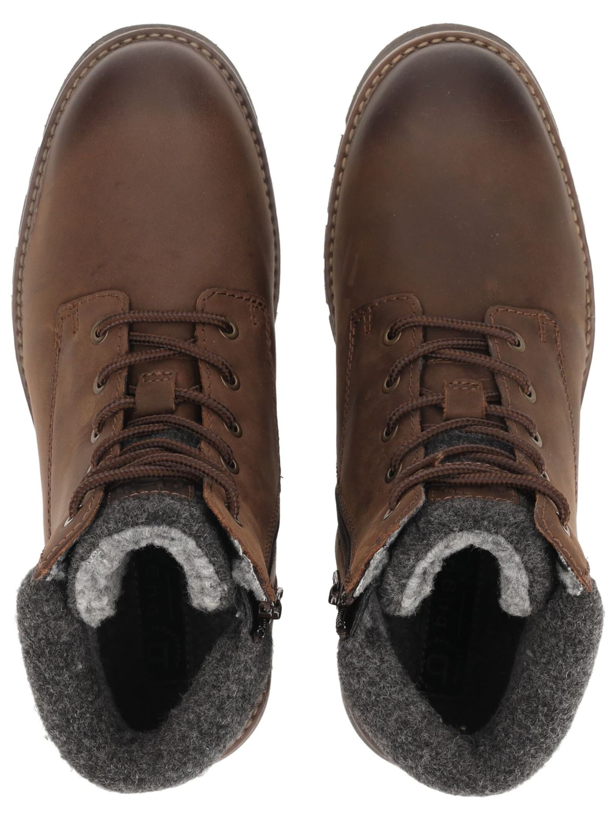 Bottines à lacets bugatti en marron