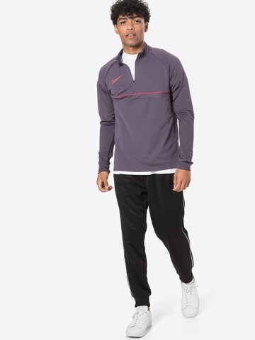 NIKE Sports sweatshirt 'Academy' in Purple