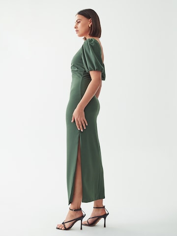 Willa Dress 'Pepper' in Green: front